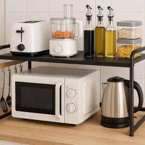 9 Versatile Kitchen Counter Organizer Shelf Multifunctional Small Appliance Stand
